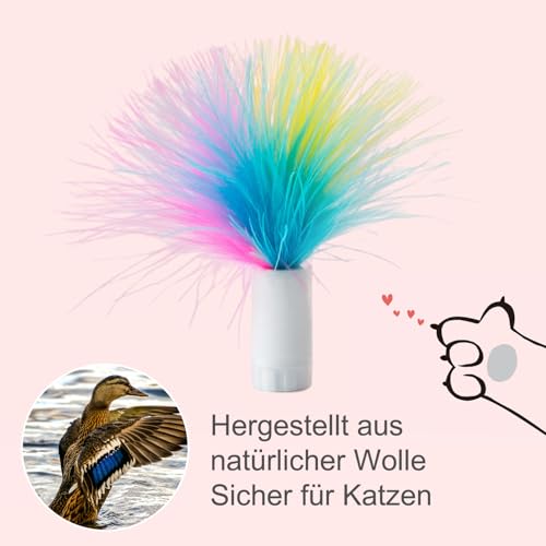 Miniatura 2 de Goldensun 12 Accesorios Intercambiables Para Juguetes De Plumas Para Gatos, Plumas Reemplazables Y Accesorios De Peluche