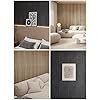 2 Packs 3D Wall Panels Peel and Stick | Wall Panels for Interior Wall Decor | Self Adhesive Sound Absorbing Planks | Acoustic Wood Slat Wall Panels | 94.48 * 11.80in | 0.4 Depth | Ebony