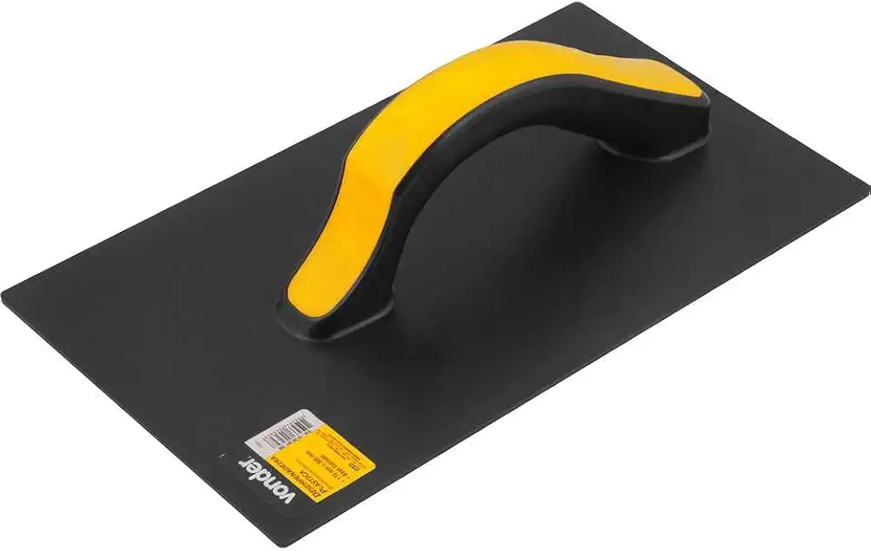 Desempenadeira plástica, base estriada, 170 mm x 300 mm, VONDER