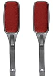 McKay Powerful Lint Brush, Fabric and Clothes Cleaner: Also Pet Hair/Dust Remover, with Pop-up Multi-Directional Swivel Head (2 Pack)