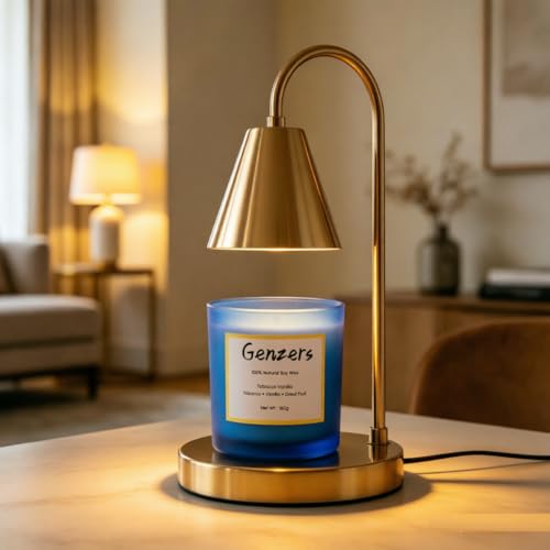 Image of Vanilla Tobacco Scented Candle Gift for Men,Perfume Candles Soy Wax 36 Hours Clean Burning,Wood Wick Crackling Candle Warm Vanille,Aromatherapy Healing Candle Woody Scent