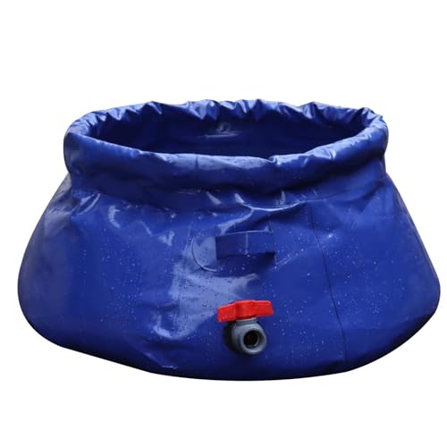 Rainwateir - Secchi per l'acqua piovana portatile, serbatoi pieghevoli | Serbatoi d'acqua riutilizzabili, stoccaggio 'acqua multifunzione con rubinetto per costruzione esterna, irrigazione piante