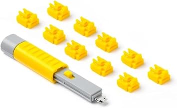 SmartKeeper Essential / 10 x RJ45 Port Blockers with 1 x Lock Key Basic/Yellow