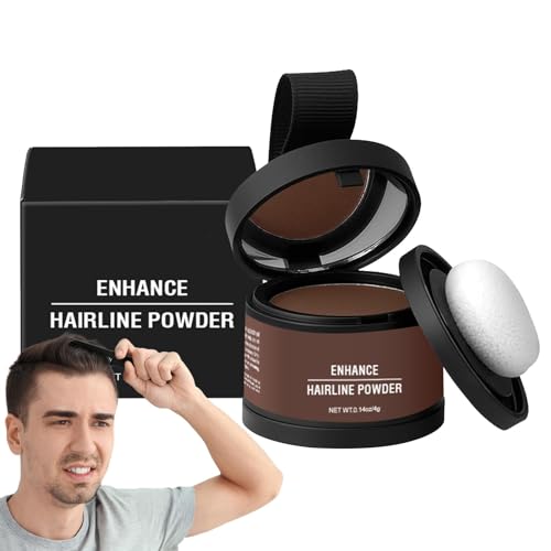 Polvo capilar para mujer, polvo capilar - Color de pelo de retoque de con aplicador,Corrector de pelo impermeable y de larga duración, herramienta de sombra de cubierta gris para un look