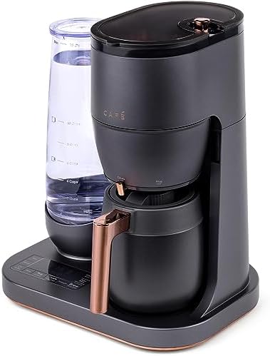 Café Specialty Grind and Brew Coffee Maker, Single-Serve Option, 10-Cup Thermal Carafe, WiFi Enabled Technology, Smart Home Kitchen Essentials, SCA Certified, Barista-Quality Brew, Matte Black - Thumbnail 3