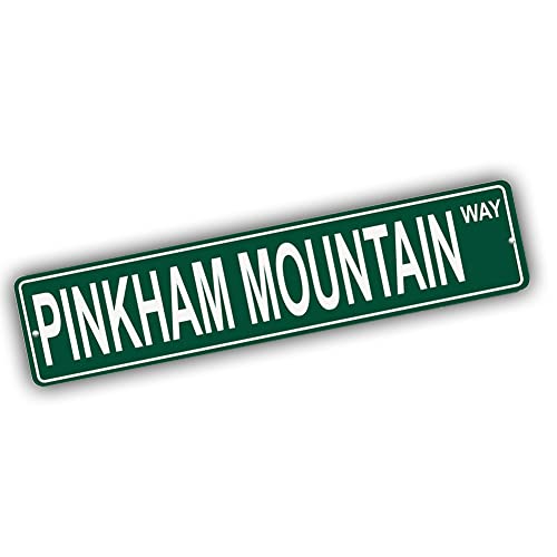 Brotherhood Aluminum Street Sign for Pinkham Mountain - Colorado Wall Decor