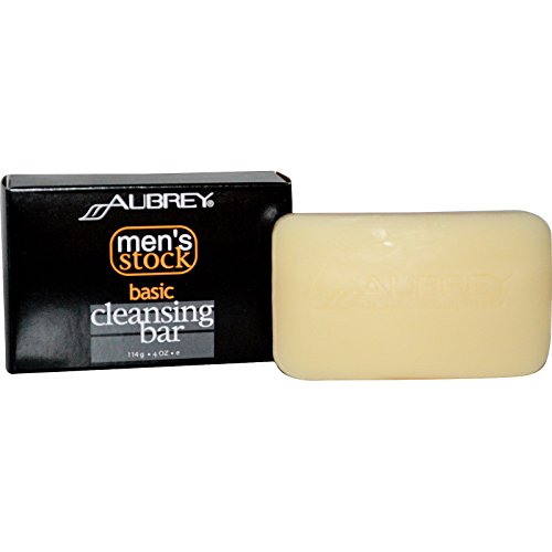 Aubrey Men's Stock Basic Cleansing Bar Soap - 4 oz