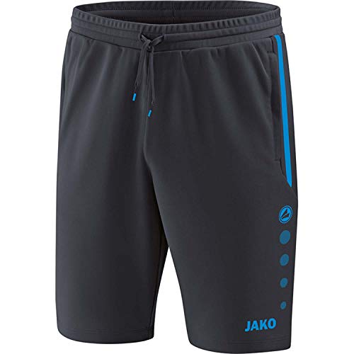 Preisvergleich Produktbild JAKO Herren Trainingsshorts Prestige, anthrazit / JAKO blau, L, 8558