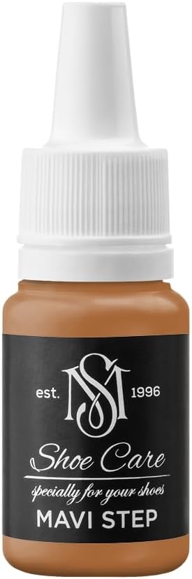 Universal Leather Dye - NCS S 4040-Y40R Dark Terracotta Clay - High Coverage Leather Paint for Shoes, Bags, Canvas & Sneakers 0.34 fl oz / 10 ml