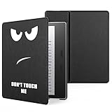 MoKo Case for All-New Kindle Oasis (9th Generation, 2017 Release) - Premium Ultra Lightweight Shell Cover with Auto Wake / Sleep for Amazon Kindle Oasis E-reader Case, Don't Touch Me