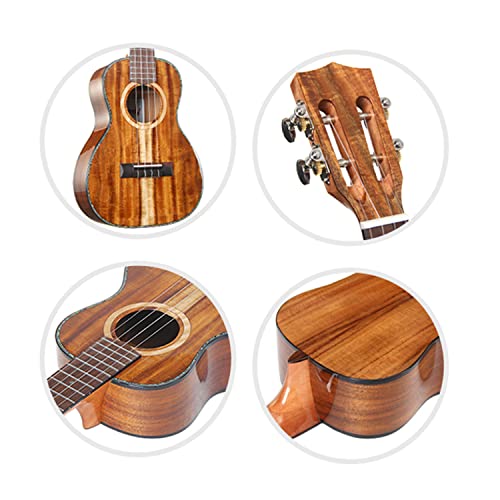 SheIRin Ukulélé de Concert Tous Les ukulélés en Acacia Ukelele en Bois Professionnel de 23 Pouces avec Sac de Transport… - Les Beatles, Paul McCartney, John Lennon, RIngo Starr, George Harrison SheIRin Ukulélé de Concert Tous Les ukulélés en Acacia Ukelele en Bois Professionnel de 23 Pouces avec Sac de Transport… – Image 7