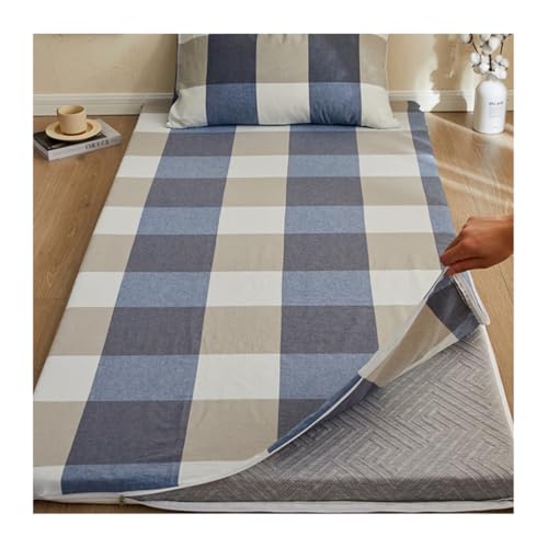 Funda de futón de algodón lavado transpirable 150x200 cm para protector de colchón japonés 2