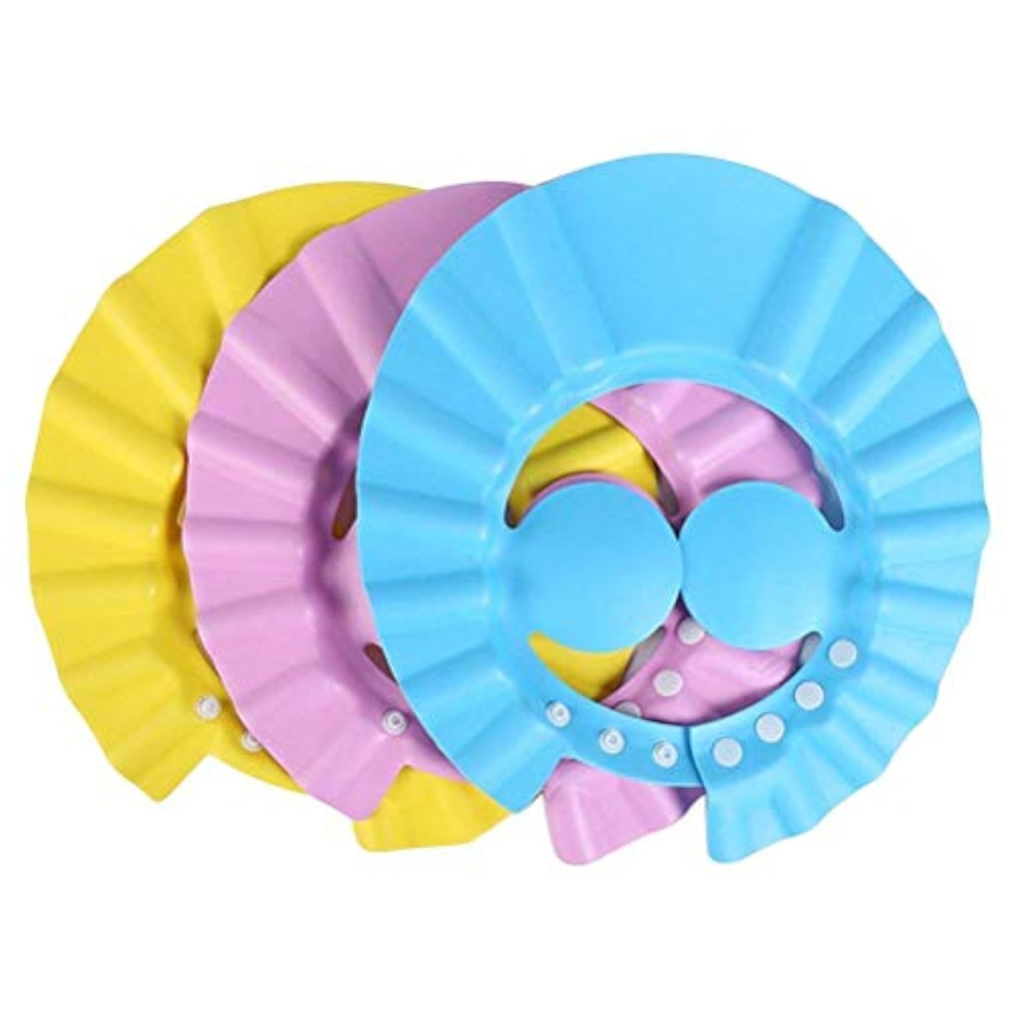 Adjustable Baby Shower Cap, Multicolour Eye & Ear Protection