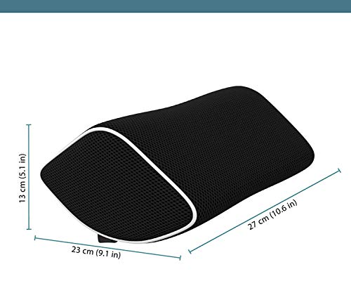 Image of obliq Memory Foam Car Headrest Cushion, Neck Rest Seat Pillow for Pain Relief, Ergonomic Cervical Support for All Cars (Black)