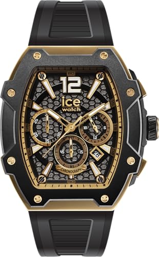 Montre Ice-Watch Ice boliday Steel Large noire pour homme avec bracelet silicone