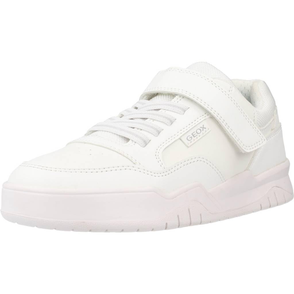 Geox J Perth Boy E Boys' Trainers, White, 9 UK