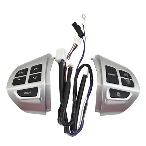 Boutons commande volant Mitsubishi ASX Outlander Pajero Montero argent commutateur de croisière