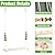 Jorewood Chicken Coop Swings, Outdoor Poultry Exercise Perch for Hens, Roosters