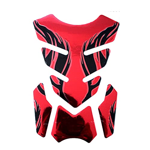 Ihreesy Gas Tank Protectors For Motorcycle,Pvc Fuel Tank Protector Decal Pad Universal Oil Fuel Tank Sticker Anti-Collision Self-Adhesive Fuel Oil Tank Pad Sticker,Red #TOP7