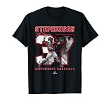 Number and Portrait Tyler Stephenson Cincinnati MLBPA T-Shirt