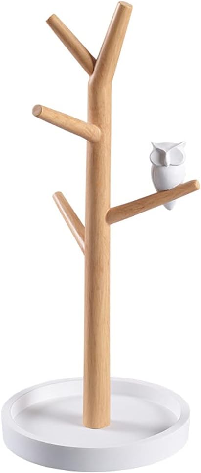 Jewelry Rack Desktop Necklace Ring and Earring Storage Organizer Key Storage Rack (Color : A Size : 13X28.7cm)