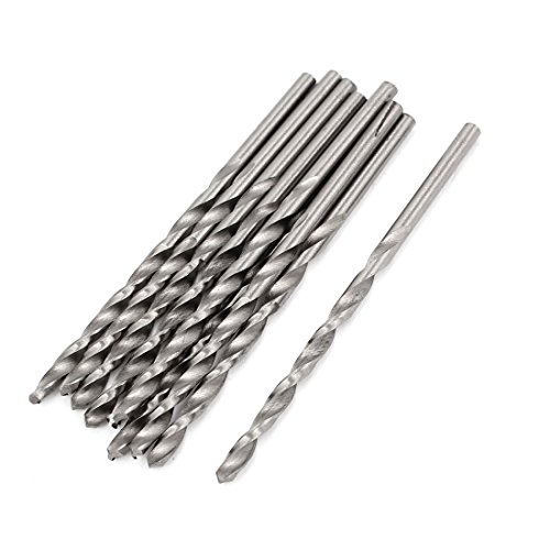 Aexit HSS High Speed Steel 2.7mm x 42mm Tip Straight drill hole Twist Electric Drill Drilling Bit 10pcs (1493cb5e1887d80cb1abe3090f82b324)