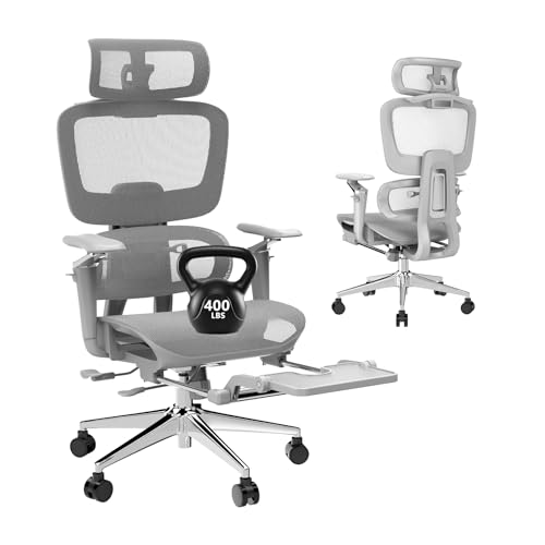 Ergonomic Office Chair with Footrest and Adjustable Support