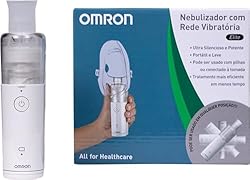 Inalador com Malha Vibratória Omron NE-U100-BR