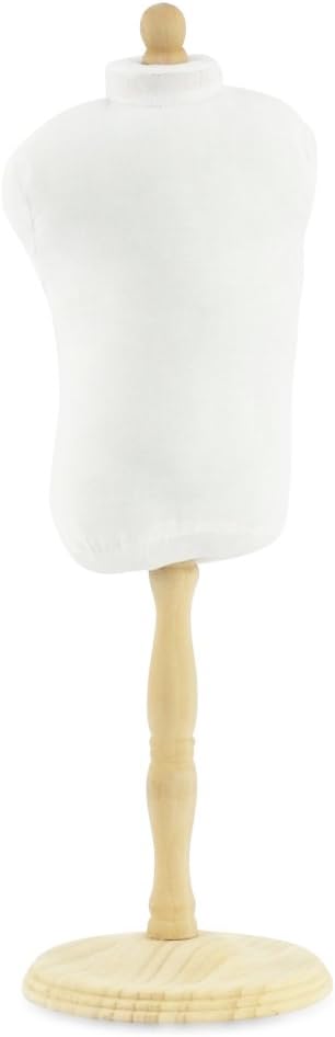 Emily Rose 18 Inch Doll Mannequin Dress Form - 100% Cotton Fill for Sewing & Display | Compatible with Clothing for American Girl Dolls - USA Brand