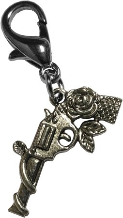 Mirage Pet Products 11-26 Gun N' Rose Lobster Claw Charm, Small