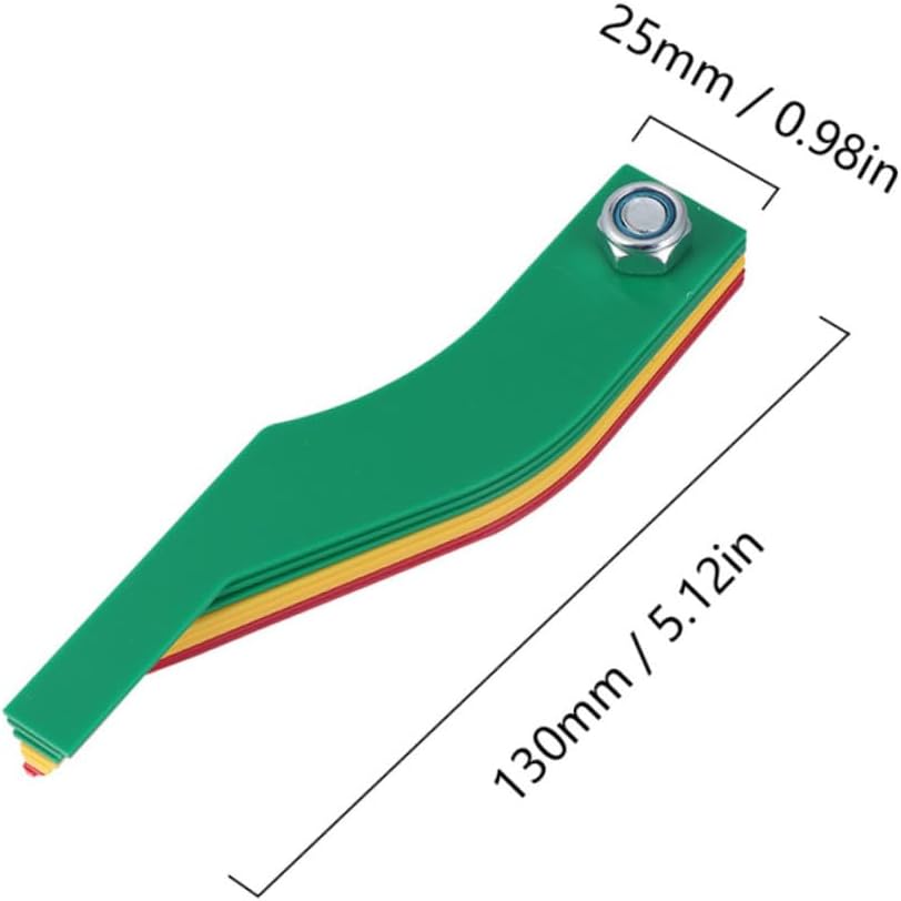 GLEAVI 2pcs Brake Pad Thickness Gauge Accurate Measuring Tool for Automotive Brake Pads Simple Application Design for Ensuring Safe Replacement