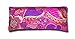 Candi Andi Handmade Luxe Serenity Eye Pillow - All-Natural Flaxseed & Lavender Scented – Weighted Eye Mask for Yoga, Meditation, Hot & Cold Therapy - Fuchsia Garden - TEPL-FG