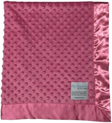 My Blankee Minky Dot Baby Blanket (Lavender)