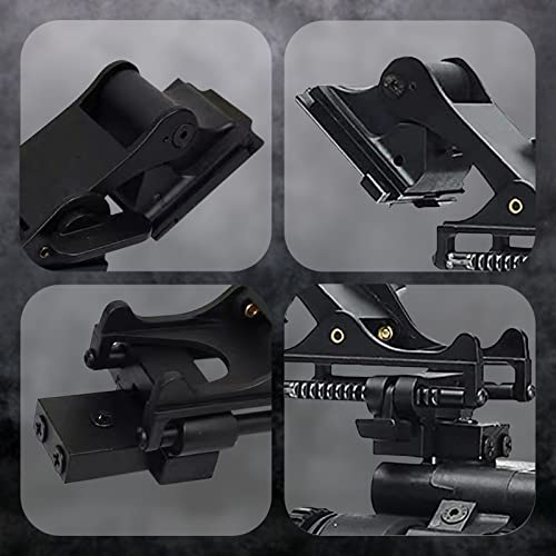 Helmet Accessory Improved Version PVS-14 /PVS-18 Single-Barrel Night Vision Model Metal Dumper(Night Vision Goggle NOT Included)