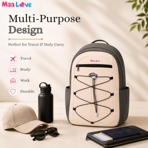 Image of Cute Kawaii Plush Display Backpack for Girls - Multi-Pocket School Bag with Transparent Window, Adjustable Straps, Aesthetic Bookbag for Teens & Students
