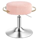 VASAGLE Tabouret de Maquillage, Réglable en Hauteur, Pivotant...