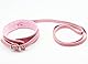 Lederhalsband Leash Set Choker Ladies - SMspade Lederhalsband Furry O-Ring Lederhalsband Sex Echtes Leder Lederhalsband für Frauen Männer, Rosa