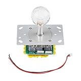 APPLICATION LARGE: Ce joystick d'arcade LED peut être largement utilisé, s'adapte à tous les panneaux de contrôle de type bois et métal. Ce joystick d'arcade kit idéal pour le projet DIY de jeux d'arcade