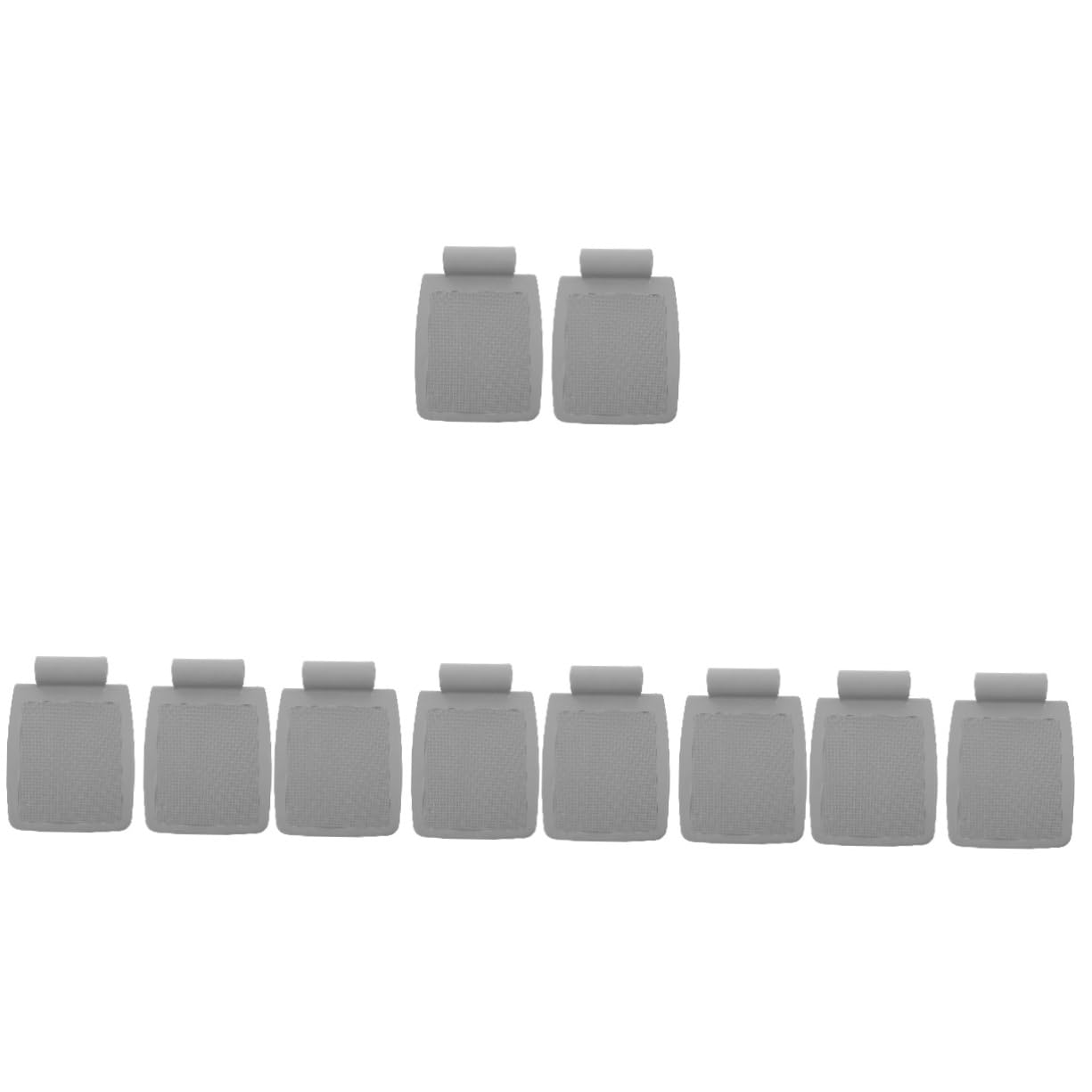 Healeved 10piezas Reposapiés De Rueda De Elevable Accesorios De Repuesto Para Sillas De Soporte Estable y Antideslizante
