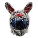 Motorcycle Helmet Covers Suitable for Most Full Face Helmets, Decorative Animal Plush Motorbike Helmet Cover for Fun Rides and Gifts (Rabbit)