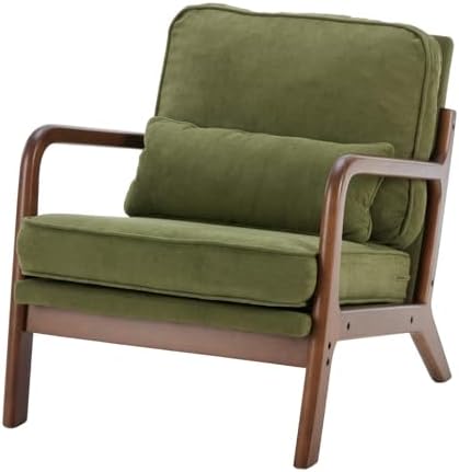 DUMOS Mid Century Accent Chair, Modern Living Room Chairs with Ar...
