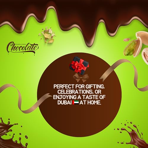 VELAFEE Dubai Chocolate Bar Pistachio Kunafa Milk 100g, Dubai Made Viral Dubai Pistachio Chocolate Bar, Middle Eastern Dessert, Premium UAE Milk Chocolate