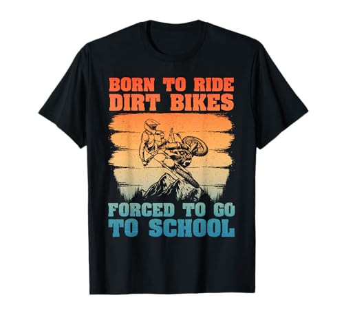 Funny Dirt Bike Art for Boys Girls Motocross Dirt...