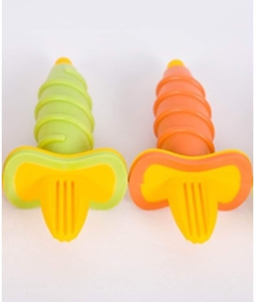 Mycey Puree Baby Food Spoon Dipper (Yellow)