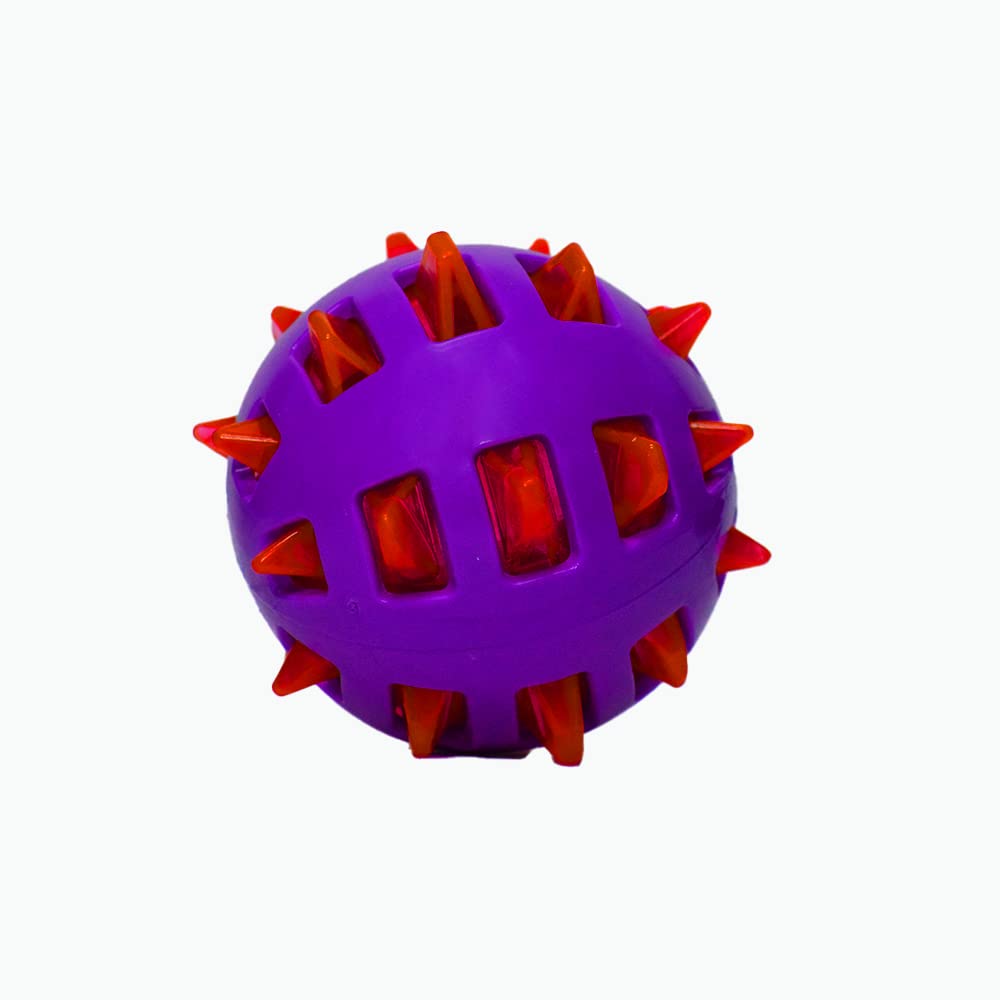 Basil (Spike Squeaky Ball) Solid Ball with Hollow Centre & Grooves in Sides Toys for Dogs Pets Treats (B0B5R49CCY) Amazon Price History, Amazon Price Tracker