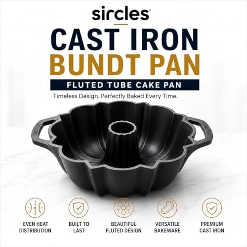 SIRCLES Cast Iron Bundt Pan thumbnail 4