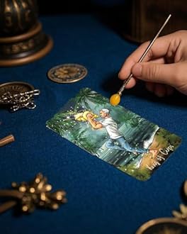 Tarot Card Deck, 78 Original Tarot Cards with Storage Box – A Must-Have for Beginners, Professionals, and Spiritual Seekers, Ideal for Divination, Meditation, Excluding Instruction Book