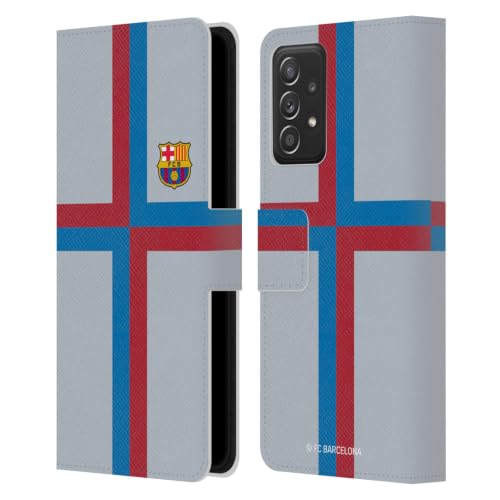 Funda de cuero FC Barcelona Galaxy A52 ideal para ver partidos en el bar y llevar tus tarjetas