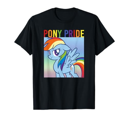 T-shirt Rainbow Dash My Little Pony pour fan de poney multicolore