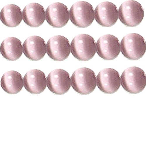 10mm, 8mm & 6mm Cat's Eye Bead Strands Grade A Fiber Optic, 32 Colors to Choose from (All 3 Sizes - 10mm, 8mm, 6mm, Lavender)